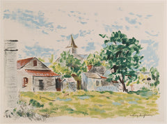 "Summer Landscape" by Sidney Laufman, Amer., (1891-1985)