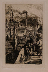"Quartier Des Gobelins" by August Lepere, Fr., (1849-1918)
