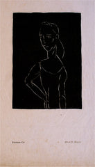 "Woman with Hand on Hip" by Alfred H. Maurer, Amer., (1868-1932)