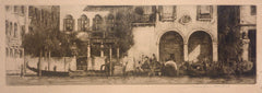 "Palaces on the Canal, Venice" by Mortimer L. Menpes, Eng., (1860-1938)