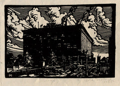 "Heart of Wilmington" by James Kirk Merrick, Amer., (1905-1985)