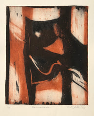 "Carnevale" by Inga Britta Mills, Amer., (1925-2018)