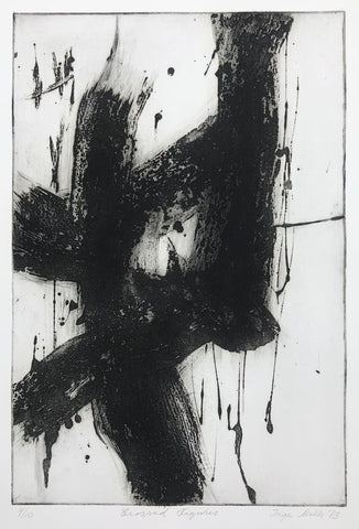 "Crossed Figures", Inga Britta Mills, Amer., (1925-2018)