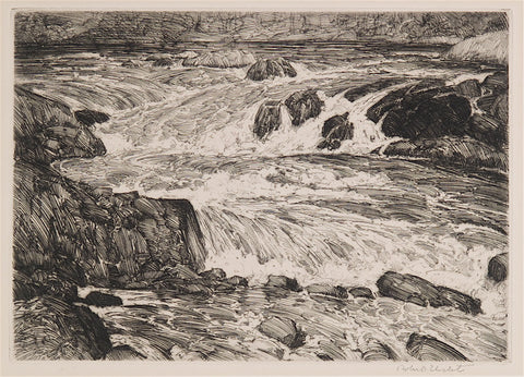 Robert H. Nisbett Mountain Stream 