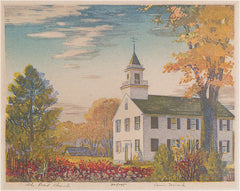 "The Road Church" by Louis Novak, Amer., (1903-1983)