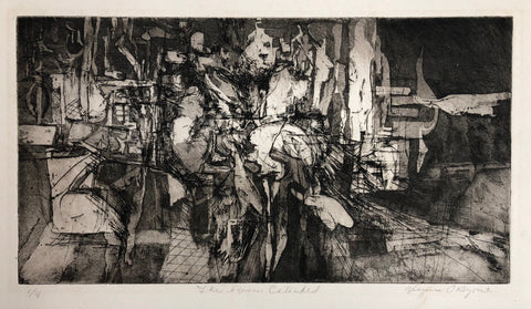 "The Room Extended" by Virginia O'Byrne, Amer., (20th. Cent.)
