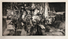 "The Room Extended" by Virginia O'Byrne, Amer., (20th. Cent.)