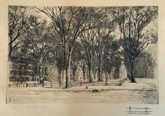 Yale Campus, by Ellen Oakford, Amer., (1855?-1898)