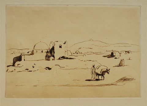 Emil Orlik Arabic Landscape