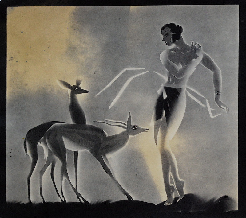 Samuel Davis Otis Diana with Two Deer 