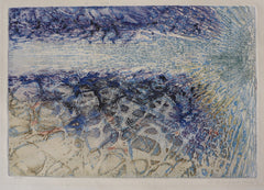 "Flight" by N. Krishna Reddy, Indian, (1925-2018)