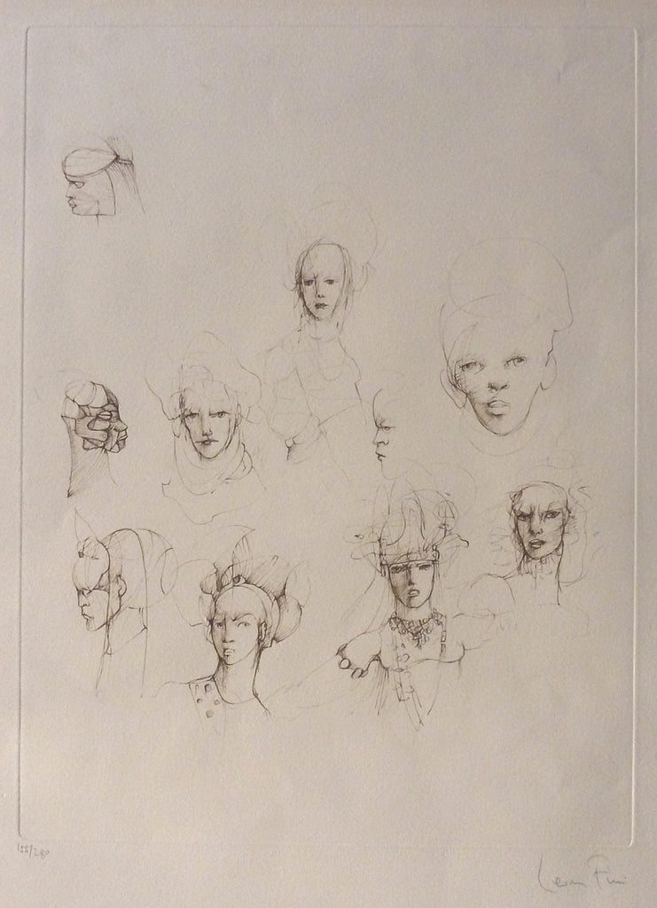 Leonor Fini Studies of Heads 