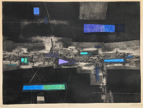 Dark Horizon, by Gabor Peterdi, Amer., (1915-2001)