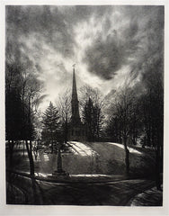 "God's Acre, Caanan, CT" by Walter Dubois Richards, Amer., (1907-2006)