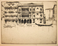 "Ca' d'Oro" by Ernest D. Roth, (Amer., 1879-1964)
