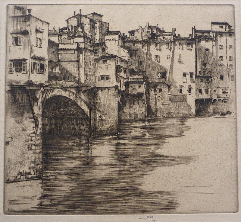 Ernest D. Roth Ponte Vecchio, Morning, Florence HIDDEN