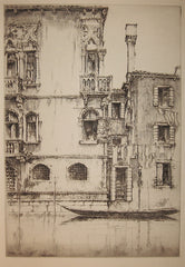 "Stones of Venice" by Ernest D. Roth, Amer.,  (1879-1964)