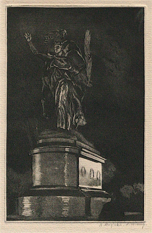 Rudolph Ruzicka William T Sherman Monument, 5th Ave., NY