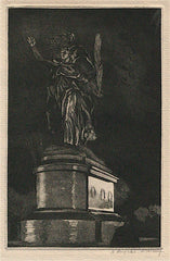 "William T Sherman Monument, 5th Ave., NY" by Rudolph Ruzicka, Amer., (1883-1978)