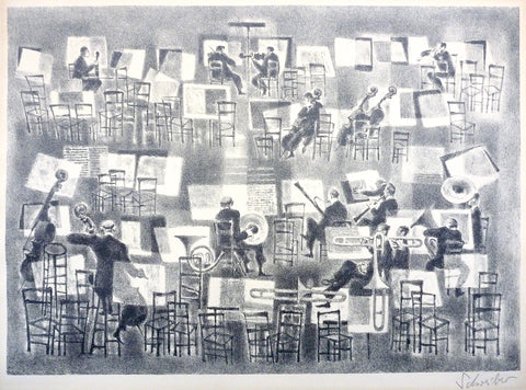 "Musical Interlude" by George Schreiber, (Amer., 1904-1977)