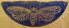 "Moth - 17 Year Locust", (Cicada) by William Kent, (Amer.,  1919-2012)