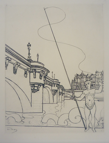 "Pont Neuf, Paris" by Andre Derain, Fr., (1880-1954)