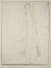 "Standing Figure No. 1" by J. Alden Weir, Amer., (1852-1919)