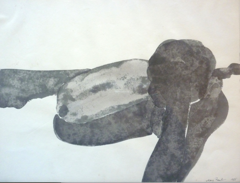 "Reclining Female Figure" by Mary Frank, (Amer., born 1933)