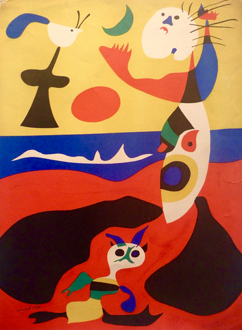 "L'Ete (Summer)", by Joan Miro, (Spanish, 1893-1983)