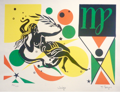 "Virgo" by T. Sayer, Amer., (Mid-Late 20th Cent.)