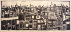 "West Side" by Henry Kallem, (Amer., 1912-1985)