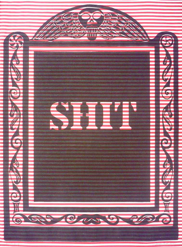 "SHIT" by William Kent, (Amer., 1919-2012)