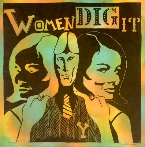 "Women Dig It" by William Kent, (Amer., 1919-2012)