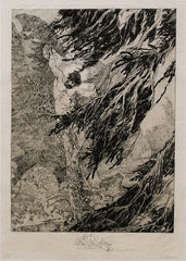 "Crucifixion" by Ferdinand Staeger, German, (1885-1976)
