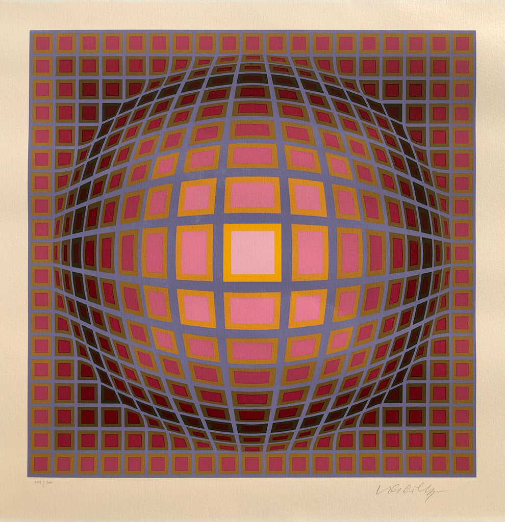 Titan C by Victor Vasarely, Hungarian, (1908-1997)