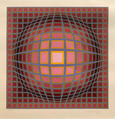 Titan C by Victor Vasarely, Hungarian, (1908-1997)
