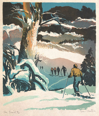 Ski Trail by Eva Auld Watson, Amer., (1889-1948)