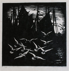 "Messengers of the Sea" by Donald Witherstine, Amer., (1896-1961)